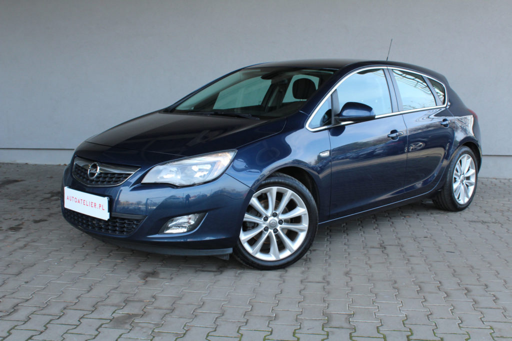 Opel Astra – 1,6T 180 KM benzyna, mały przebieg, kompletny serwis, ładny