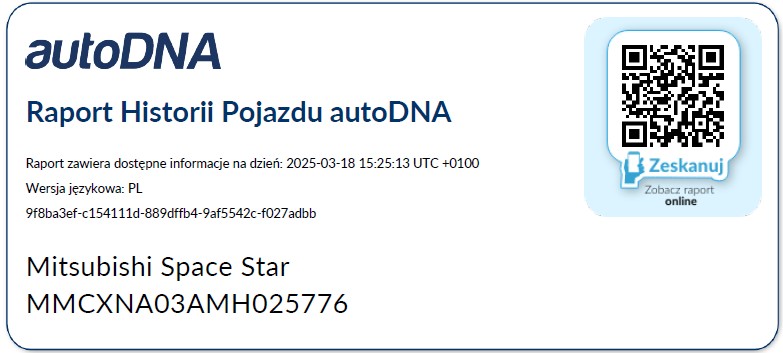 Mitsubishi Space Star 1.2 Entry